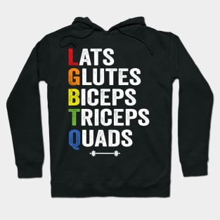 Lats Glutes Biceps Triceps Quads Lgbtq Hoodie